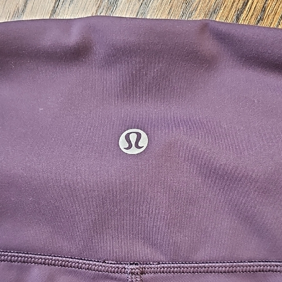 Lululemon Athletica Power Lines Crop Purple Leggings - Picture 3 of 6